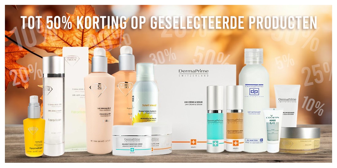 Aanbiedingen - tot 50% korting