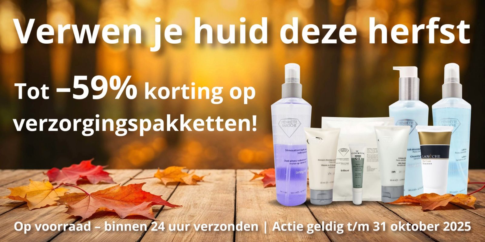 Herfstactie – Zachte hydratatie & herstel – tot –59% korting