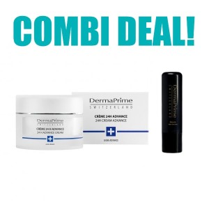 Combideal Advance + 24h creme 50ml + gratis Lipbalm Dermaprime
